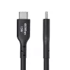 StarTech.com USB-A į USB-C įkrovimo ir sinchronizavimo laidas, 4 m, 3 A, USB 2.0, TPE apvalkalas, juodas