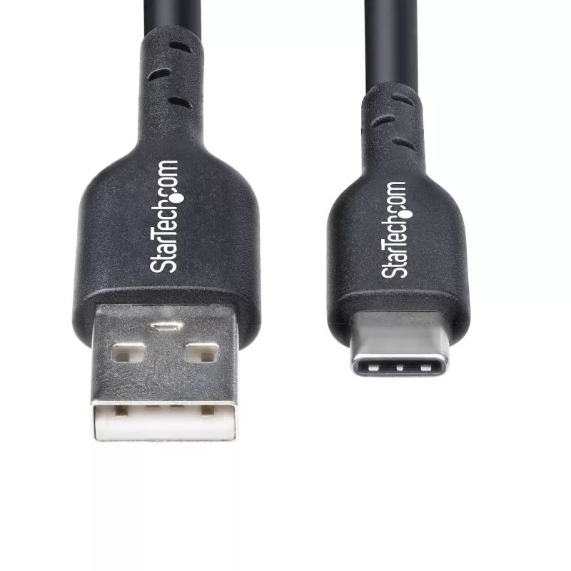 StarTech.com USB-A į USB-C įkrovimo ir sinchronizavimo laidas, 4 m, 3 A, USB 2.0, TPE apvalkalas, juodas