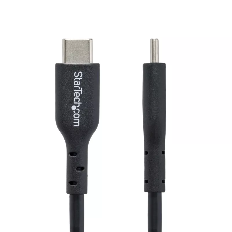 StarTech.com 4 m USB-C įkrovimo laidas, 60W (3A) PD, USB 2.0, TPE apvalkalas - juodas