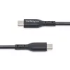 StarTech.com 4 m USB-C įkrovimo laidas, 60W (3A) PD, USB 2.0, TPE apvalkalas - juodas