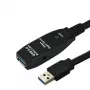 MicroConnect USB3.0AAF10A USB laidas USB 3.2 Gen 1 (3.1 Gen 1) 10 m USB A juodas