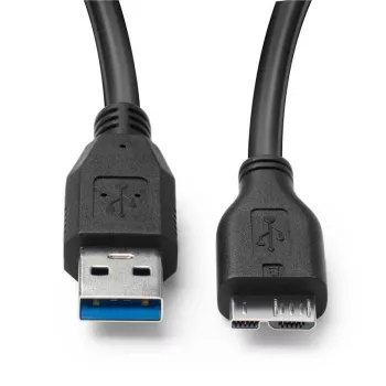 Microconnect USB3.0AB05MICRO USB laidas USB 3.2 Gen 1 (3.1 Gen 1) 0,5 m USB A Micro-USB B juodas