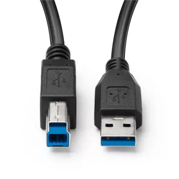 Microconnect USB3.0AB2B USB laidas USB 3.2 Gen 1 (3.1 Gen 1) 2 m USB A USB B Juodas