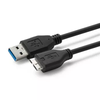 Microconnect USB3.0AB2MICRO USB laidas 2 m USB A – Micro-USB B juodas