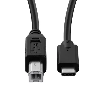 Microconnect USB3.1C2B1 USB kabelis USB 2.0 1 m USB C USB B juodas