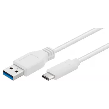 Microconnect USB3.1CA02W USB laidas USB 3.2 Gen 1 (3.1 Gen 1) 0,2 m USB C USB A Baltas