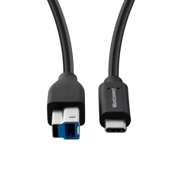 MicroConnect USB3.1CB5 USB laidas USB 3.2 Gen 1 (3.1 Gen 1) 5 m USB C USB B juodas