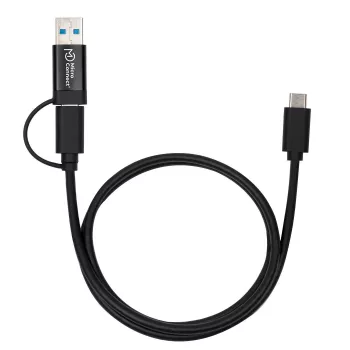 Microconnect USB3.1CCA1 USB-C laidas USB 3.2 Gen 1 (3.1 Gen 1) 1 m juodas