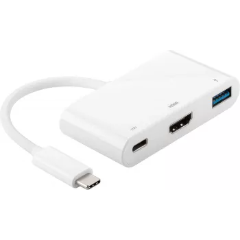 MicroConnect USB3.1CCOM2 USB grafikos adapteris baltas