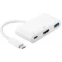 MicroConnect USB3.1CCOM2 USB grafikos adapteris baltas