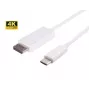 MicroConnect USB3.1CDPBW1 USB-C į DisplayPort adapteris baltas