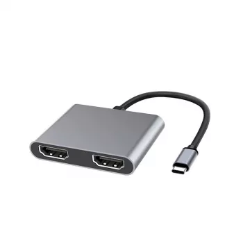 MicroConnect USB3.1CHDMIX2 USB grafikos adapteris juodas