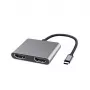 MicroConnect USB3.1CHDMIX2 USB grafikos adapteris juodas