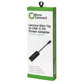 MicroConnect USB3.1C-LEN adapteris – kvadratinio Lenovo maitinimo bloko keitiklis į USB-C