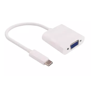 MicroConnect USB3.1CVGAW USB grafikos adapteris VGA baltas