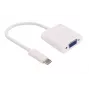 MicroConnect USB3.1CVGAW USB grafikos adapteris VGA baltas