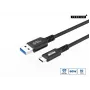 Microconnect USB3.2AC1 USB laidas USB 3.2 Gen 2 (3.1 Gen 2) 1 m USB C – USB A juodas