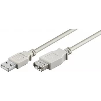 Microconnect USBAAF2 USB 2.0 ilginimo kabelis 1,8 m pilka