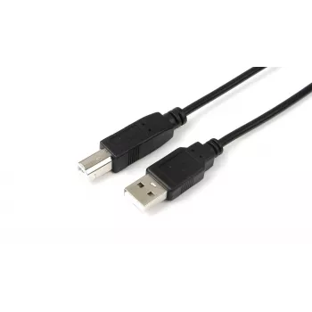 MicroConnect USBAB01B USB kabelis USB 2.0 0,1 m USB A USB B juodas