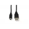 Microconnect USBAMB510 USB kabelis USB 2.0 10 m USB A Mini-USB B juodas