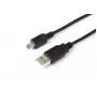 Microconnect USBAMB53 USB laidas USB 2.0 3 m USB A Mini-USB B juodas