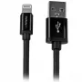 StarTech.com 2 m USB – Lightning laidas – ilgas iPhone / iPad / iPod įkrovimo laidas – Lightning į USB – Apple MFi sertifikuotas – juodas