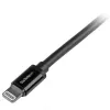 StarTech.com 2 m USB – Lightning laidas – ilgas iPhone / iPad / iPod įkrovimo laidas – Lightning į USB – Apple MFi sertifikuotas – juodas