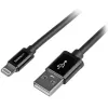 StarTech.com 2 m USB – Lightning laidas – ilgas iPhone / iPad / iPod įkrovimo laidas – Lightning į USB – Apple MFi sertifikuotas – juodas
