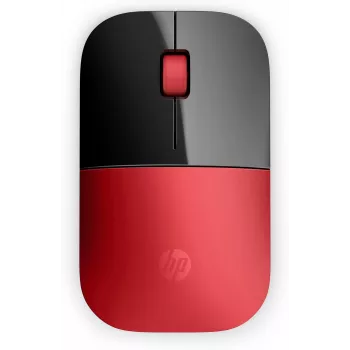 HP Z3700 belaidė pelė raudona, ambidekstrinė, optinė, RF belaidė, 1200 DPI, raudona