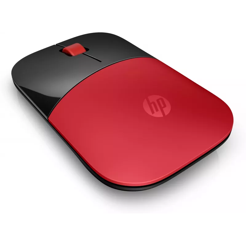 HP Z3700 belaidė pelė raudona, ambidekstrinė, optinė, RF belaidė, 1200 DPI, raudona