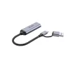 Vaizdo kabelio adapteris UNITEK V1167A USB-A / USB-C HDMI juodas