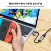 Vaizdo kabelio adapteris UNITEK V1167A USB-A / USB-C HDMI juodas