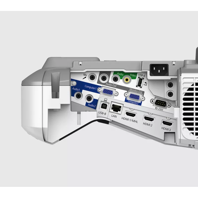 Epson EB-685Wi itin trumpo fokusavimo projektorius 3500 ANSI liumenų 3LCD WXGA (1280x800) Baltas, Pilkas