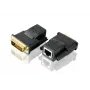 ATEN Mini DVI vaizdo signalo prailgintuvas per Cat5e/6 (20m), 1920 x 1080 pikselių, AV siųstuvas ir imtuvas, 20 m, laidinis, juoda, HDCP