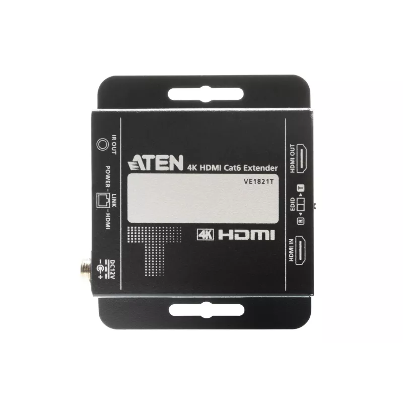 ATEN VE1821-AT-G AV siųstuvas ir imtuvas HDMI plėtinykliui, juodos spalvos