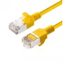 Microconnect V-FTP6A0025Y-SLIM tinklo kabelis geltonas 0,25 m Cat6a U/FTP (STP)