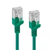 MicroConnect V-FTP6A01G-SLIM tinklo laidas, 1 m, žalias, Cat6a U/FTP (STP)
