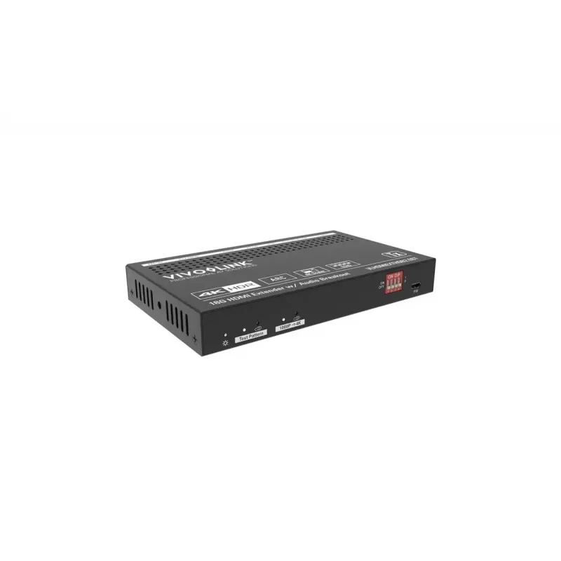 Vivolink VLHDMIEXTHDB2.0 AV siųstuvas ir imtuvas HDMI 2.0 plėtiklis per Cat5e, 4K, juodos spalvos