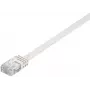 MicroConnect V-UTP60025W-FLAT plokščias tinklo kabelis baltas 0,25 m Cat6 U/UTP