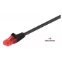 Microconnect V-UTP615SVP tinklo kabelis Juoda 15 m Cat6 U/UTP