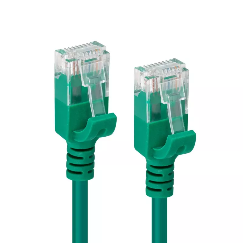 Microconnect V-UTP6A02G-SLIM tinklo kabelis žalias 2 m Cat6a U/UTP
