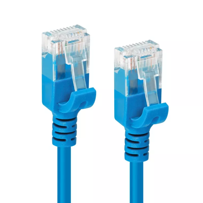 Microconnect V-UTP6A075B-SLIM tinklo kabelis mėlynas 7,5 m Cat6a U/UTP (UTP)