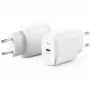 Sieninis įkroviklis ALOGIC WC1X20-EU Smartphone 100-240V USB-C Baltas