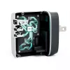 ALOGIC 3X67 67W kroviklis su GaN technologija, 2 USB Type-C, daugiašalis kištukas
