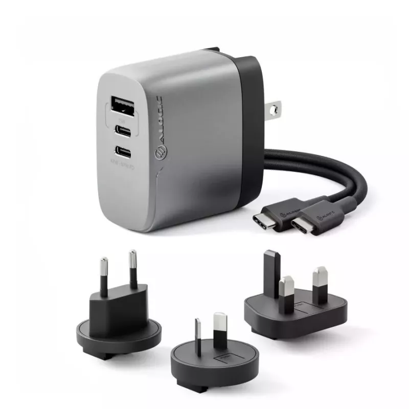 ALOGIC 3X67 67W kroviklis su GaN technologija, 2 USB Type-C, daugiašalis kištukas