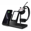 Yealink WH66 DECT belaidė ausinė DUAL TEAMS, biurui/skambučių centrui, 20–20000 Hz, 127 g, asmeninė garso konferencijų sistema, juoda
