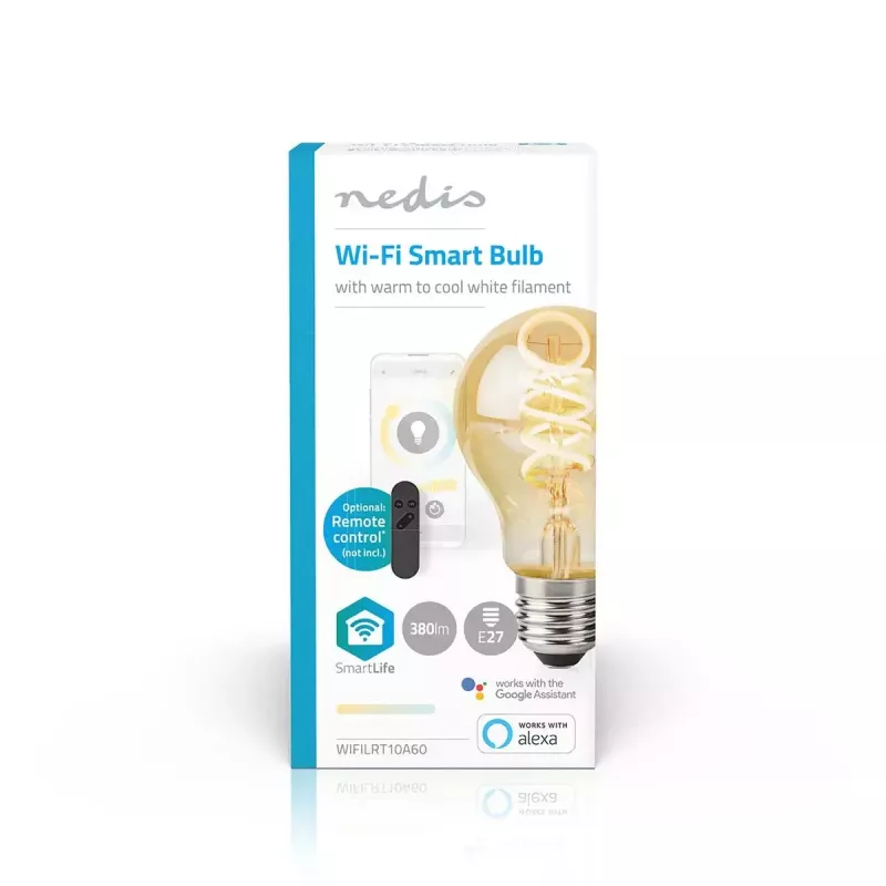 LED lemputė Nedis SmartLife 4.9 W (E27) 360 lm, šalta balta / šilta balta, 10 000 h tarnavimo laikas