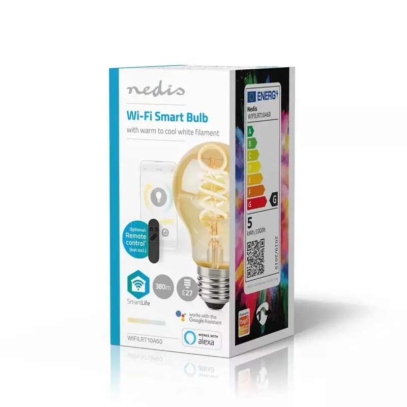 LED lemputė Nedis SmartLife 4.9 W (E27) 360 lm, šalta balta / šilta balta, 10 000 h tarnavimo laikas