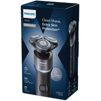 Elektrinis skustuvas Philips Shaver 5000X serija X5006/00 – 3 besisukančios galvutės, šlapias ir sausas skutimas, 50 min baterija, USB-C greitas įkrovimas