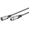 Microconnect XLRMF05 garso kabelis 0,5 m XLR (3 kontaktų) Juoda